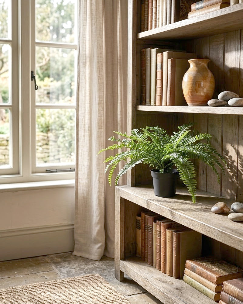 FEJKA Artificial potted plant, in/outdoor fern 15 cm
