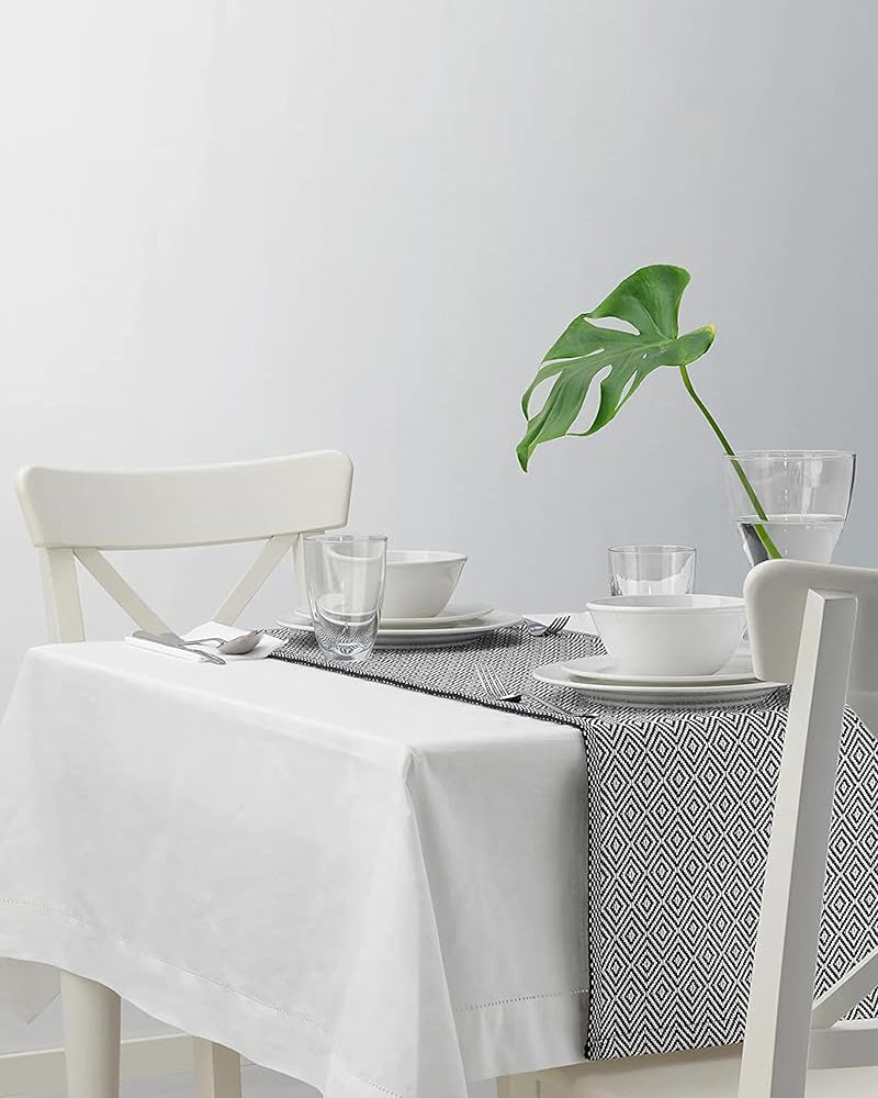 GODDAG Table Runner 35x130 Black/White
