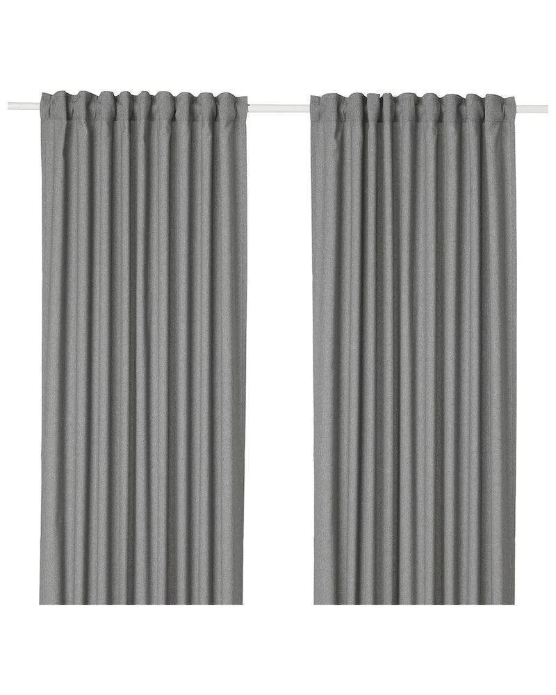 HANNALENA crtns 1pr 145x300 grey