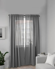 HANNALENA crtns 1pr 145x300 grey