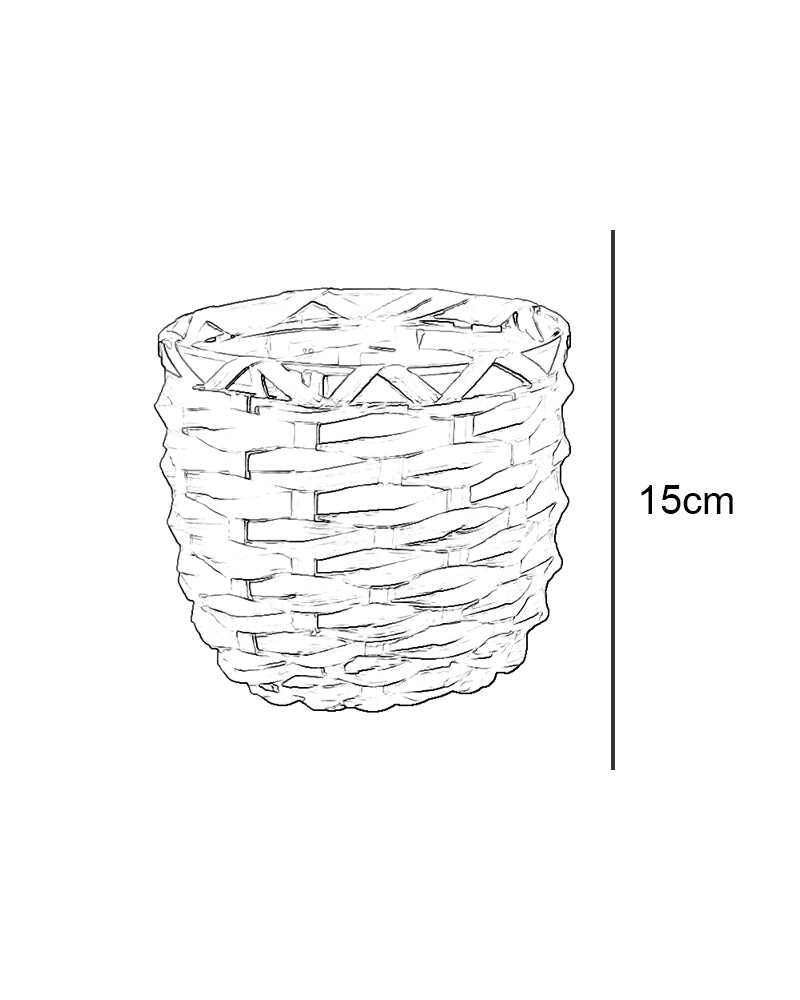 KAFFEBONA Plant pot, bamboo 15 cm