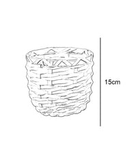 KAFFEBONA Plant pot, bamboo 15 cm