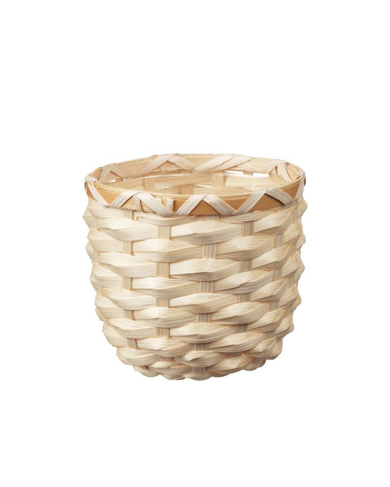 KAFFEBONA Plant pot, bamboo 9 cm