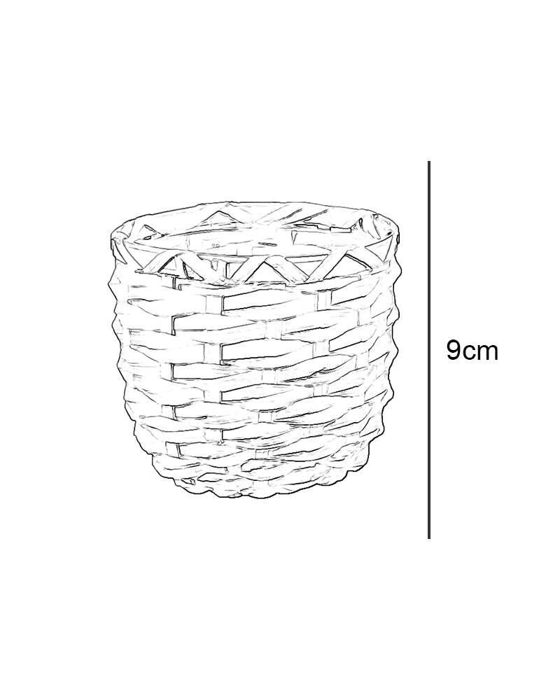 KAFFEBONA Plant pot, bamboo 9 cm