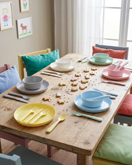 KALAS 18-piece cutlery set, mixed colours
