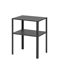 KNARREVIK Bedside table, black37x28 cm