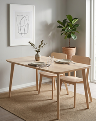 LISABO TABLE 140X78 ASH VENEER