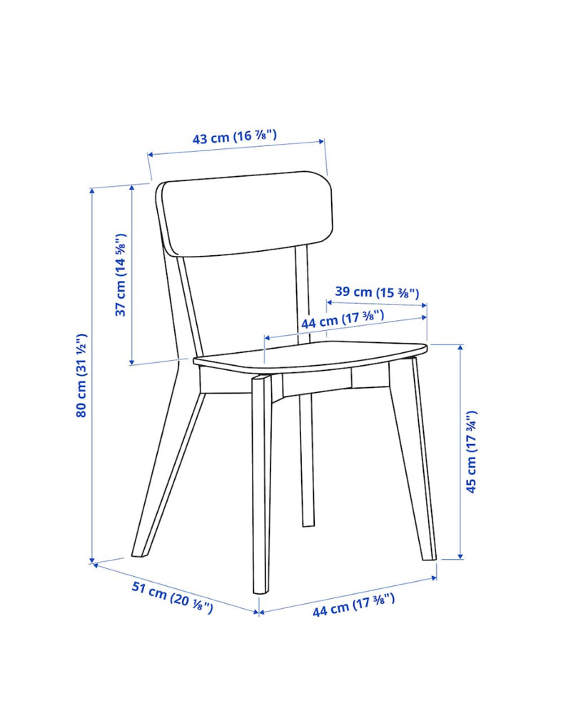 LISABO chair black