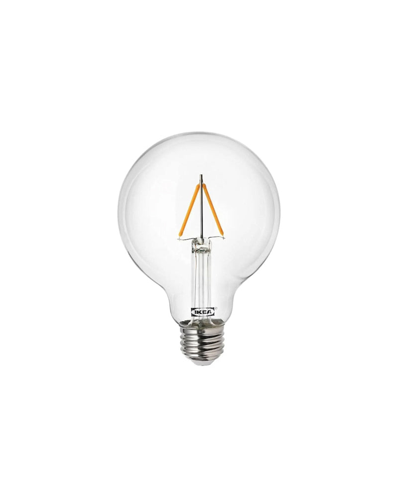 LUNNOM LED bulb E27 100 lumen, globe clear 95 mm