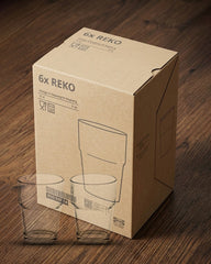 REKO GLASS 17 CL CLEAR GLASS 6-P