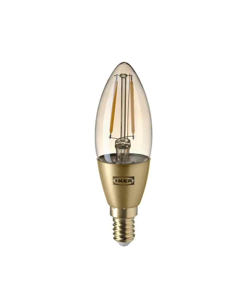 ROLLSBO LED bulb E14 200 lumen, dimmable/chandelier brown clear Glass  2200 K