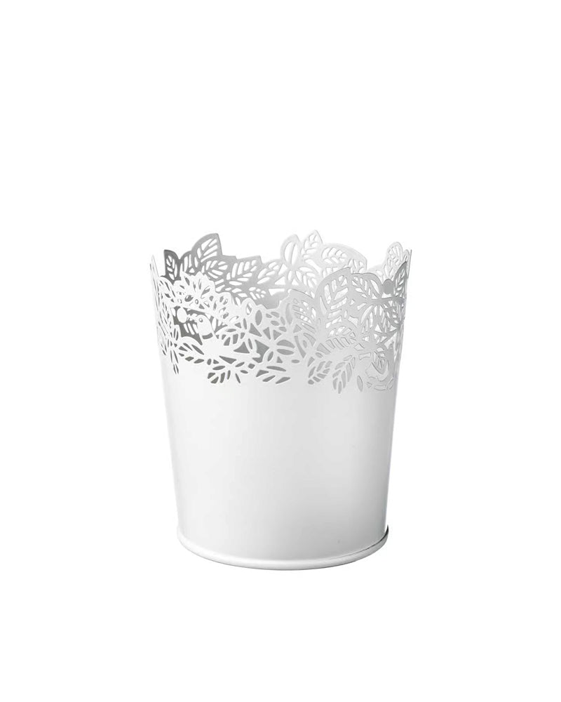 SAMVERKA Plant pot, white 12 cm