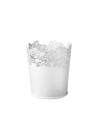 SAMVERKA Plant pot, white 12 cm