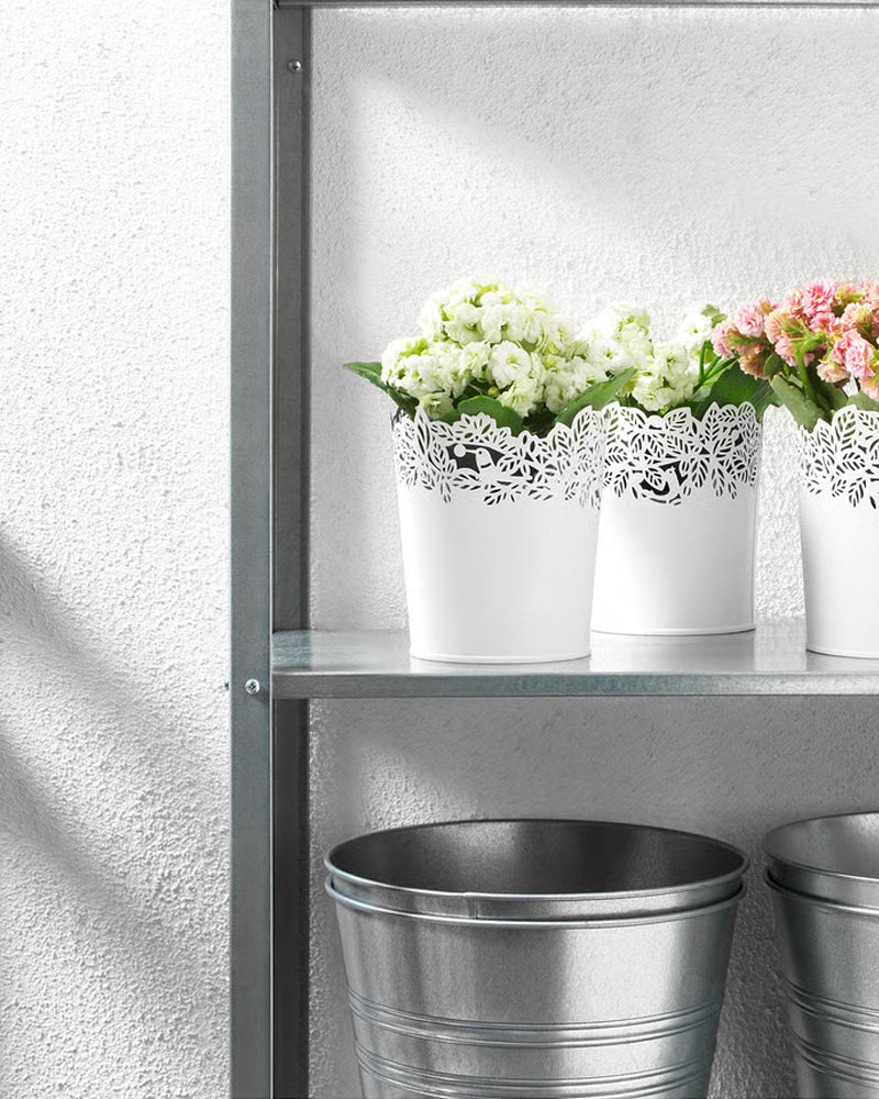 SAMVERKA Plant pot, white 12 cm