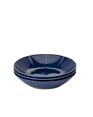 STRIMMIG deep plate 23 earthenware blue