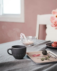 STRIMMIG mug 36 cl stoneware grey