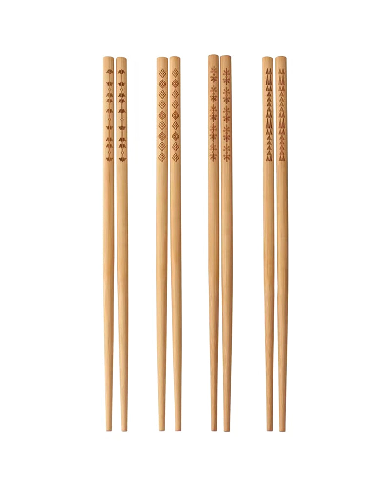 TREBENT CHOPSTICKS 4 PAIRS BAMBOO
