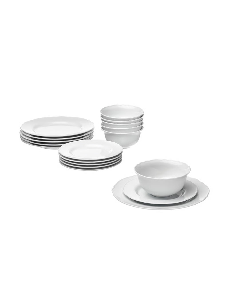 UPPLAGA 18-piece service, white