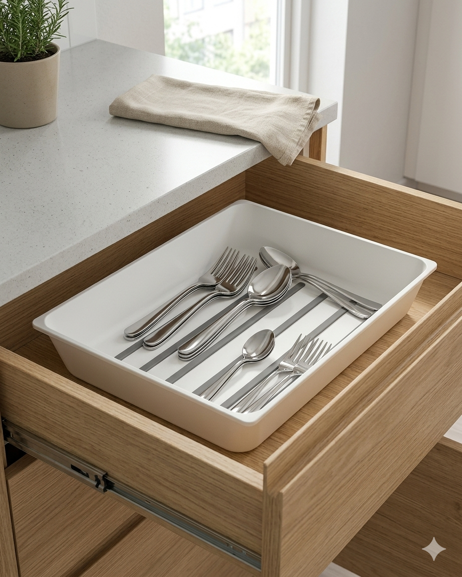 VARIERA UTENSIL TRAY 20X31 WHITE