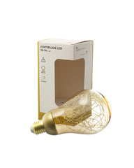 VINTERLJUS LED bulb E27 20 lumen, gold-colour 2500 K
