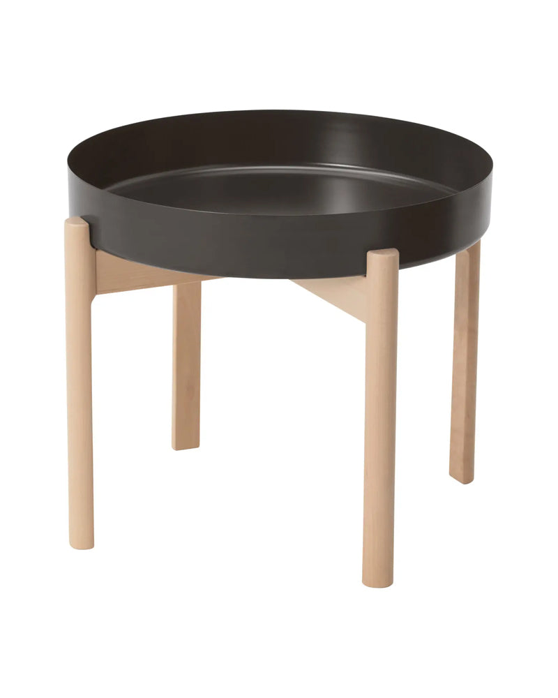 YPPERLIG Coffee Table 50 Dark Grey/Birch