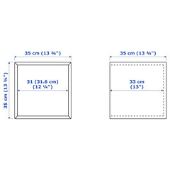 EKET Cabinet, light grey 35x35x35 cm