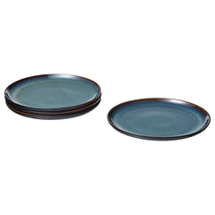 GLADELIG Plate, blue, 25 cm/ Pack of 4