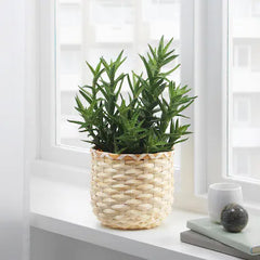 KAFFEBONA Plant pot, bamboo 15 cm