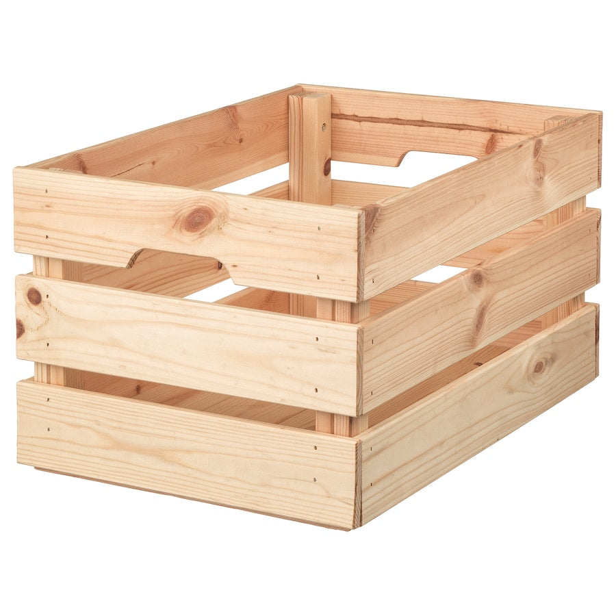 KNAGGLIG Box, pine46x31x25 cm