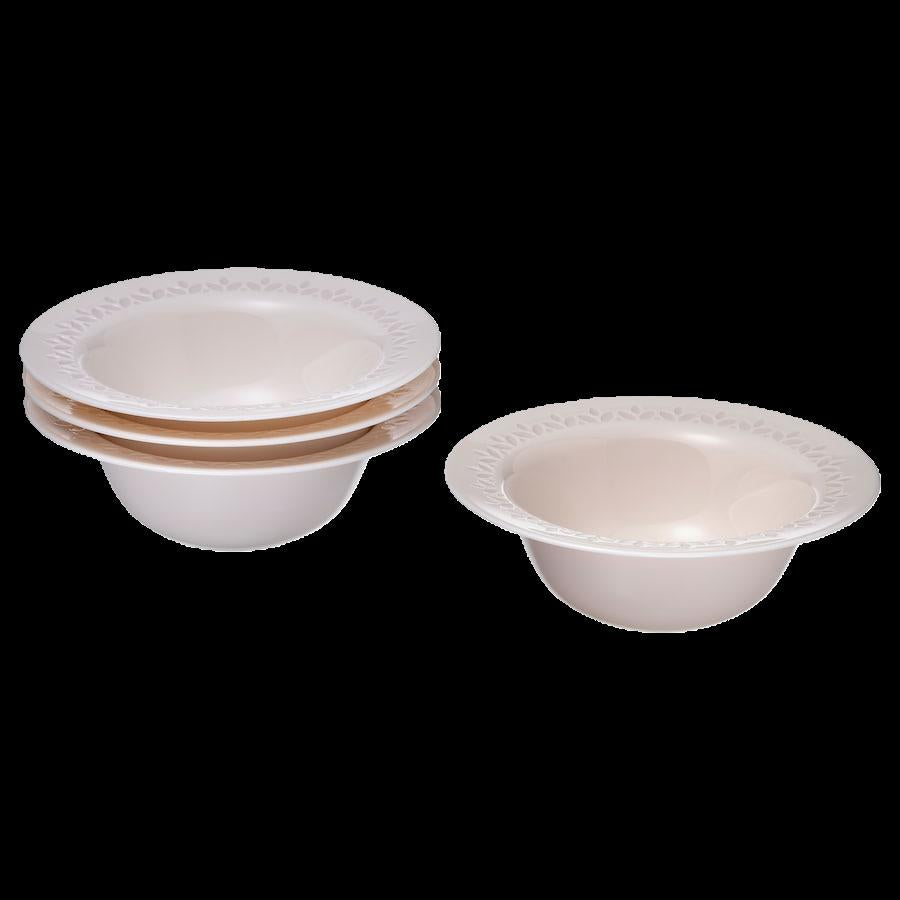 PARADISISK Bowl, off-white, 16 cm/Pack of 4