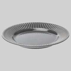 STRIMMIG side plate 21 earthenware grey